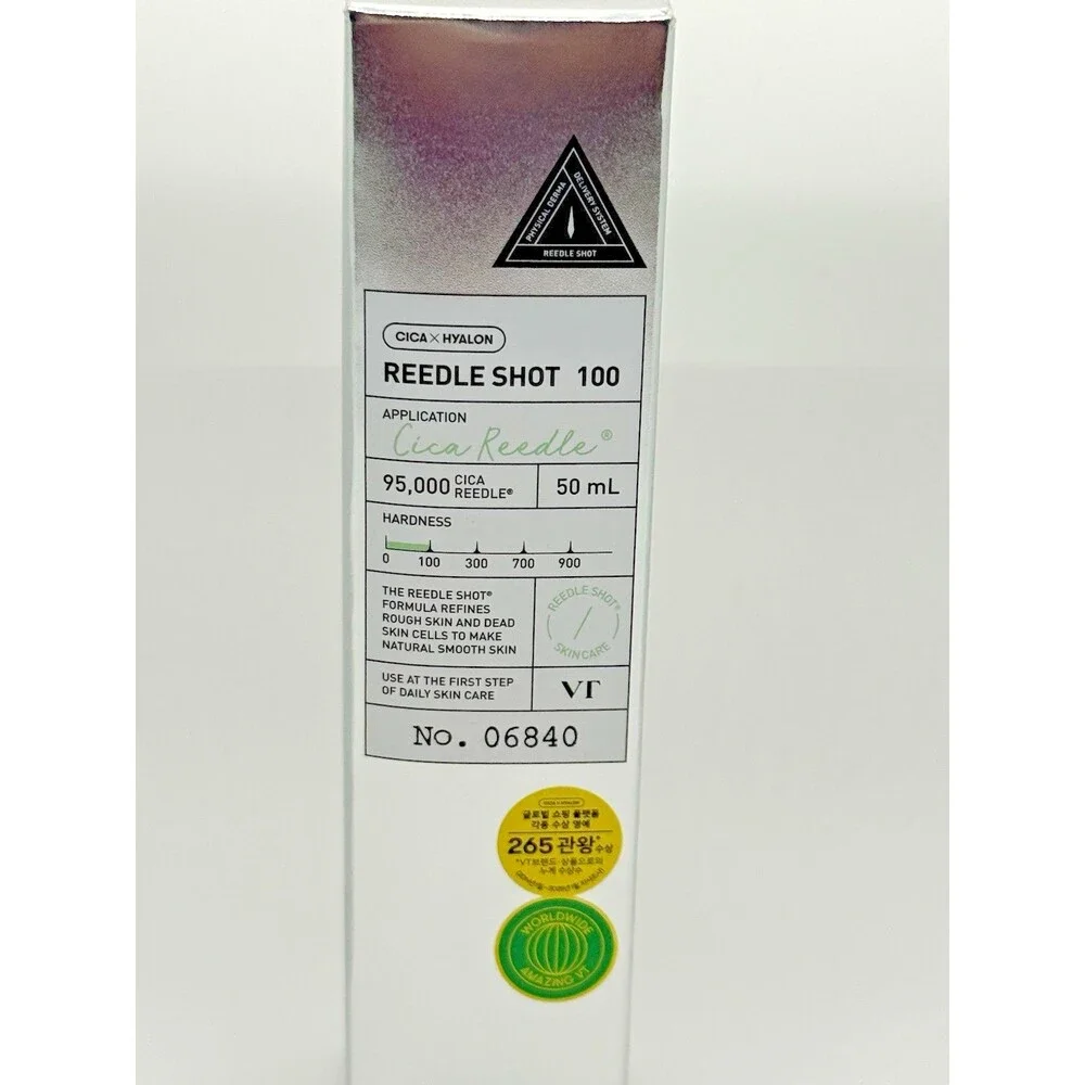VT COSMETICS CICA Reedle Shot 100 Spicule Microneedling Serum 50mL Regular Sz‎
